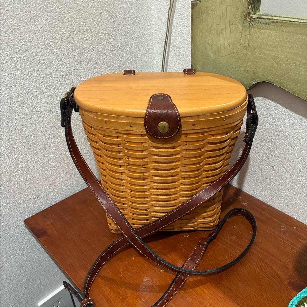 Longaberger Large Saddlebrook Basket Purse